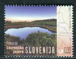 712 - SLOVENIA 2009 - The Lovrenc Lakes on Pohorje - MNH Set