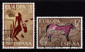 Spain 1975 Europa, Primitive Cave Paintings, Set [Used]