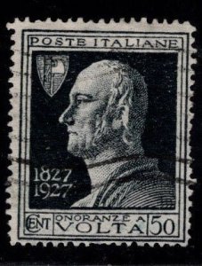 Italy Scott 189 Used Alessandro Volta stamp