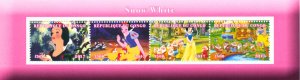 Disney Stamps 2017 MNH Snow White & Seven Dwarves Cartoons Animation 4v M/S