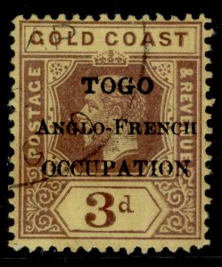 Togo GV Sg H51a, 3D Purple/Yellow Brown, Fine Used-