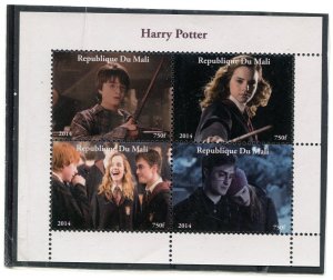 Mali 2014 HARRY POTTER Daniel Radcliffe Movie Sheet Perforated Mint (NH)