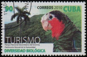 Cuba 5169 - Cto - 90c Cuban Amazon Parrot (2010) (cv $1.80)