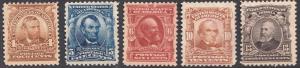 U.S. 1902-03 ISSUE SELECTION FVF MH (121418)