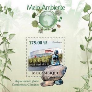 MOZAMBIQUE 2010 SHEET MNH GLOBAL WARMING