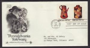 US Toleware 1979 PCS Typed FDC BIN