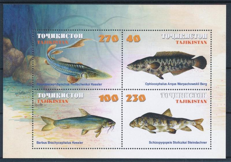 [47997] Tajikistan 2000 Marine life Fish MNH Sheet