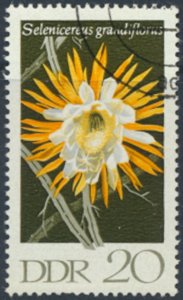 German Democratic Republic  SC# 1254  CTO Flowers  see details and scans 