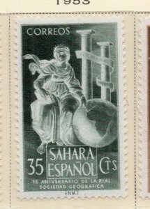 Spanish Sahara 1953 Early Issue Fine Mint Hinged 35c. NW-175066