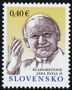 Slovakia 616 MNH Beatification of Pope John Paul II