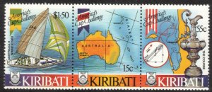 KIRIBATI 1986 America's Cup; Scott 484; MNH