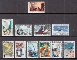 Australian Antarctic Territory L8-L18 MNH VF