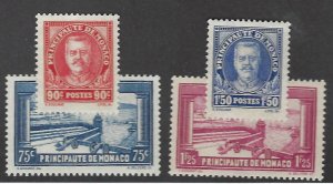 Monaco SC#118-119, 121-122 Mint F-VF SCV$60.25...Great Opportunity!