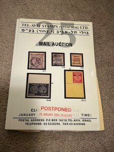 Israel Tel Aviv Stamps (Y. Tsachor) Auction Catalog January 2004!!