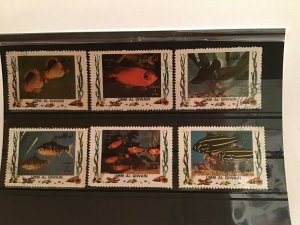 Umm Al Qiwain fish stamps R21591
