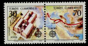 Turkey 2223b MNH EUROPA, Sultanhan Carvanseral, Silk Route, Map