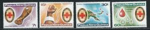 Papua New Guinea 521-4 1980 Blood set MNH