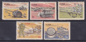 Cuba 984-88 MNH 1965 Revolution Museum Opening Full St of 5 Very Fine