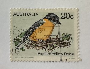 Australia 1979 - Scott 716 used - 20c, Eastern Yellow Robin