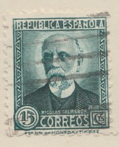 SPAIN 1931 15c with Control Number Used Stamp A29P10F31723-