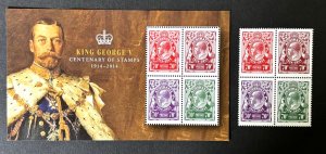 Australia: 2014, Centenary of King George V Stamps, +  Miniature Sheet, MNH