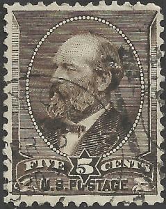 # 205 Yellow Brown Used FAULT James A. Garfield