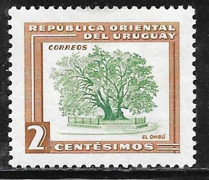 Uruguay 607: 2c Ombu Tree (Phytolacca dioica), MH, VF