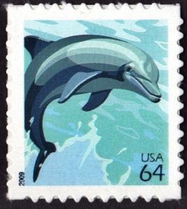 SC#4388 64¢ Dolphin Single (2009) SA