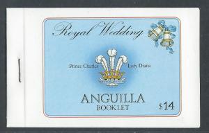 ANGUILLA SC#446 COMP BKLT FVF/NH 1981