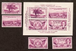 U.S. # 778 S/S-778 a-d Mint!