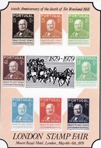 GB 1979 Exhibition Souvenir Sheet Rowland Hill London Stamp Fair MNH