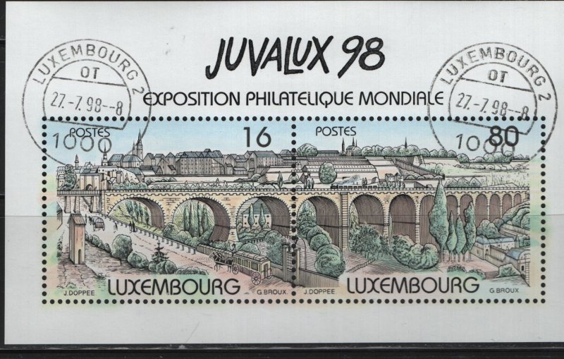LUXEMBOURG 994  USED SOUVENIR SHEET