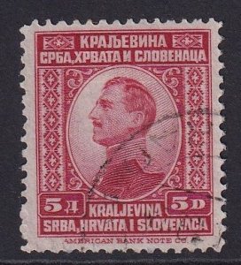 Yugoslavia   #23  used 1923  King Alexander  5d