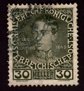 Austria 119a Franz Josef. - Chalky Paper 1908