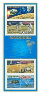 Cook Islands #322c Unused Souvenir Sheet (Space)