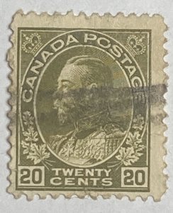 CANADA 1911-1925 #119 King George V 'Admiral' Issue - Used