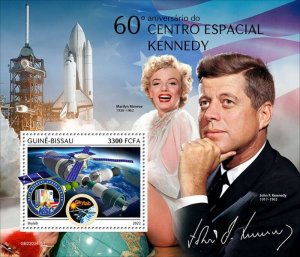 Guinea-Bissau - 2022 Kennedy Space Center - Stamp Souvenir Sheet - GB220343b1