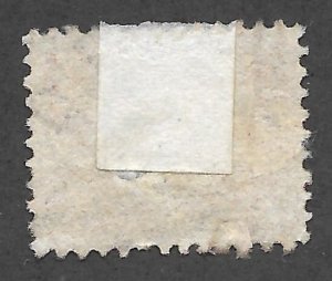 Doyle's_Stamps: Queen Victoria Stamped Cancel, Scott #58, Plate 4