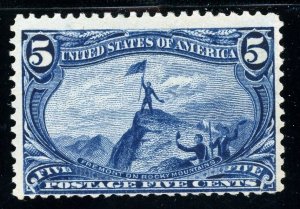 USAstamps Unused FVF US 1898 Trans-Mississippi Fremont Scott 288 OG MVVLH