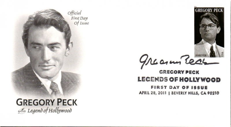 #4526 Gregory Peck Artcraft FDC