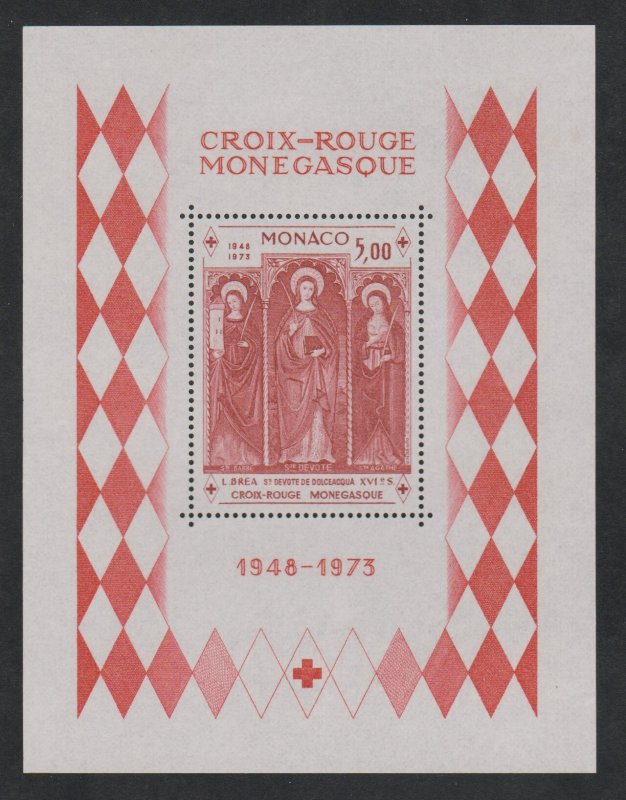 Monaco # 864, Painting by Louis Brea, Souvenir Sheet Mint NH, 1/2 Cat
