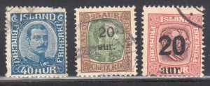 Island #124, 132, 135 USED