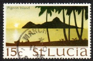 St. Lucia Sc #268 Used