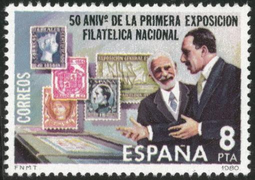 SPAIN Scott 2216 MNH** 1980 stamp exhibition