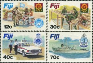 Fiji 1982 SG632-635 Disciplined Forces set MNH