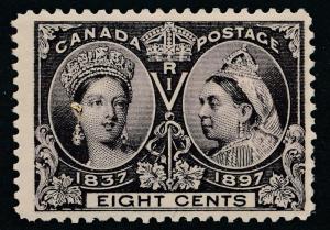 CANADA 56 MINT F-VF HINGED 8c JUBILEE