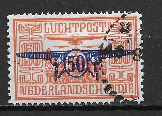 Netherlands Indies C17 50c on 1.50g Surcharge single Used