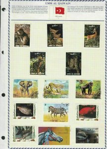 umm al qaiwain stamps page ref 18007