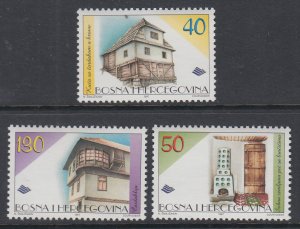 Bosnia and Herzegovina 282-284 MNH VF