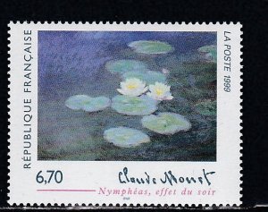 France # 2701, Painting by Monet, Mint NH, 1/2 Cat.